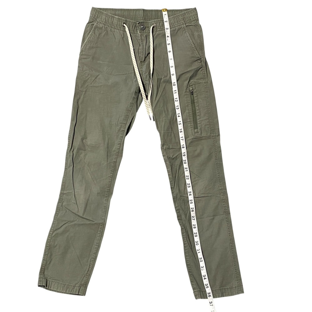 Vuori Ripstop Pant Army Green Organic Cotton Stretch Cargo Pants Womens XS VW401 - Picture 4 of 7